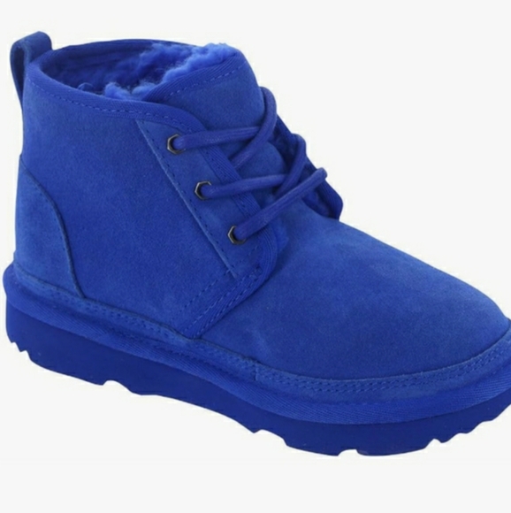 NIB UGG KIDS NEUMEL TASMEN BOOTS NAVY ๐ BLUE Sz. US 2 or 3 - Picture 5 of 12